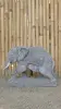 Product image 7 of the product “Indra - Small Elephant bending to the left, 46.5cm L | cast stone ”